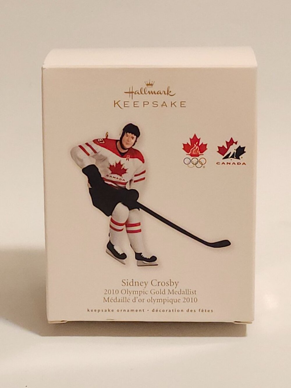 SIDNEY CROSBY HALLMARK 2010 OLYMPIC GOLD MEDALLIST CANADIAN EXCLUSIVE RARE - Picture 6 of 6